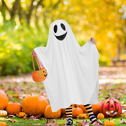 Disfraz de Fantasma con Bolsa de Calabaza para Niños 4-6 años miniatura 7