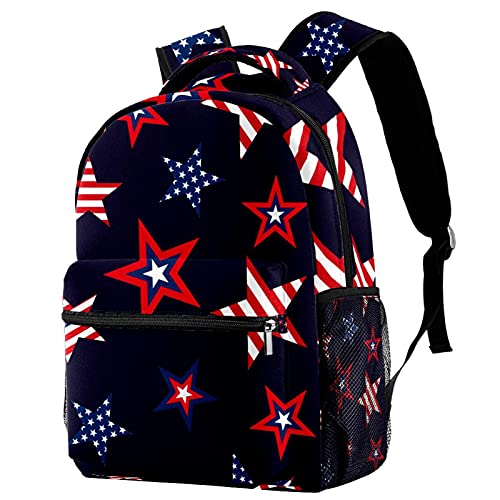 Sac à dos pour filles et garçons style américain avec poches gourdes