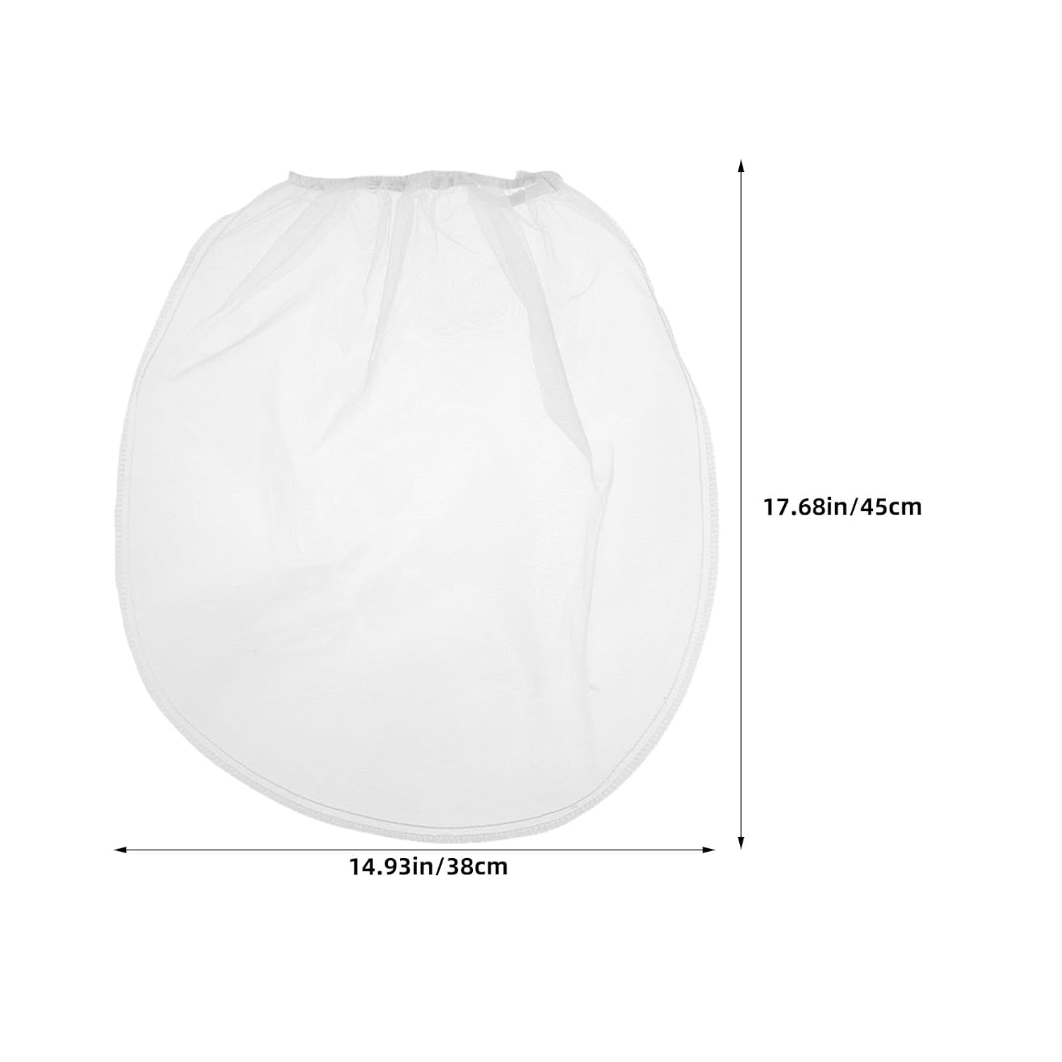 Generic 20PCS Elastic Top Paint Strainer Bag - Nylon Mesh Screen for 2 Gallon Paint Buckets - Washable Drain Strainer Bags for Mixing Buckets