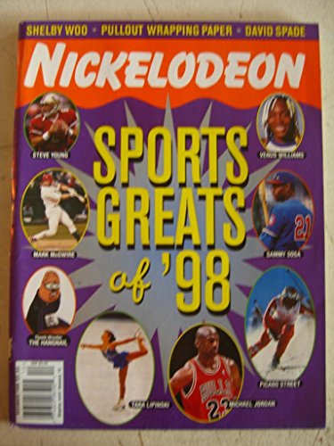 Nickelodon Magazine: Sports Greats of '98 December 1998 Issue 47
