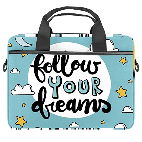 Sacoche à bandoulière pour ordinateur portable multicolore, étui fin zippé 28x36.8x3 cm