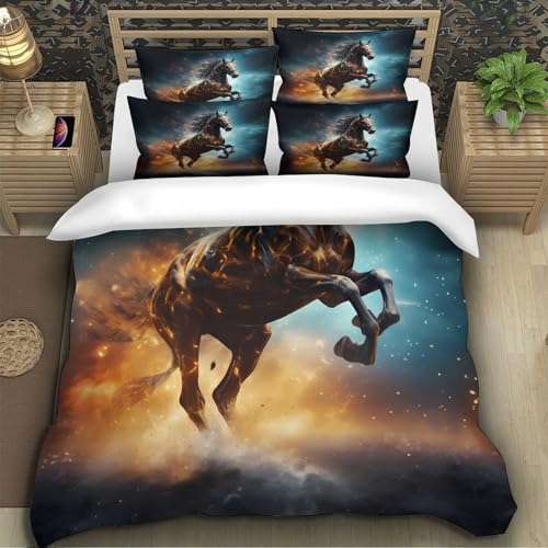 Linge de Lit Oiseau de Feu 3D pour Chambre de Garçon - 5