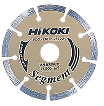 ダイヤモンドカッター Amazon | HiKOKI(ハイコーキ) ダイヤモンドカッター 105㎜×20