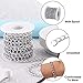 Pandahall 16.4 Feet Aluminium Curb Chains Twisted Links Silver Plated with Spool for Bracelet Necklace Jewelry Making