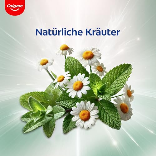 Colgate Komplett 8 in 1 Zahncreme 75ml / Natürliche Kräuter / 8 Vorteile für deine tägliche Mundpflege / Colgate Zahnpasta mit Kariesschutz / Zahnschmelzschutz / Zahnreinigung – Bild 6
