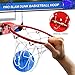 Indoor Mini Basketball Hoop Set, Upgrade Wall Mount Basketball Hoop for Wall Yard Outdoor, Over Door Room Hoops Game with 4 Balls Shatter Resistant Backboard -Complete Accessories Included