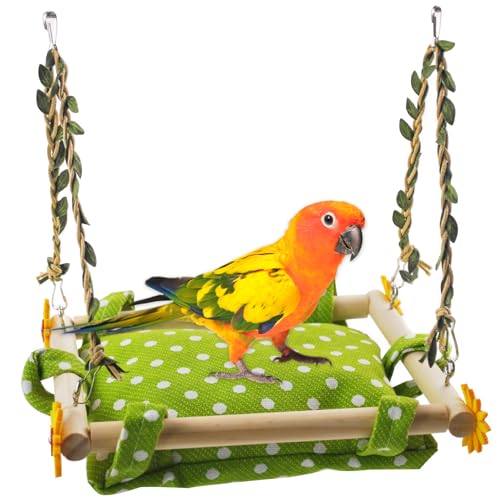 MUYG Bird Toy Climbing Hammock Nest Hanging Bird Bed for