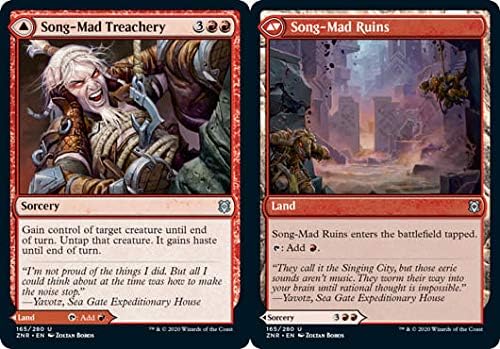 Magic The Gathering - Song-Mad Traachery  Song-Mad Ruins - Foil - Zendikar Rising