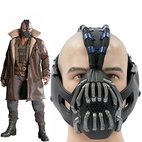 Bane Mask Destroyer Face Masks The Dark Knight Rises Batman Movie Character Halloween Cosplay Prop Costume Accessories (Classical -Blue) Bane Mask Destroyer Face Masks The Dark Knight Rises Batman Movie Character Halloween Cosplay Prop Costume Accessories (Classical -Blue)