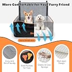 VavoPaw Dog Car Seat for Dog Under 50Lbs Medium or 2 Small Dogs Under 25Lbs - Image 6