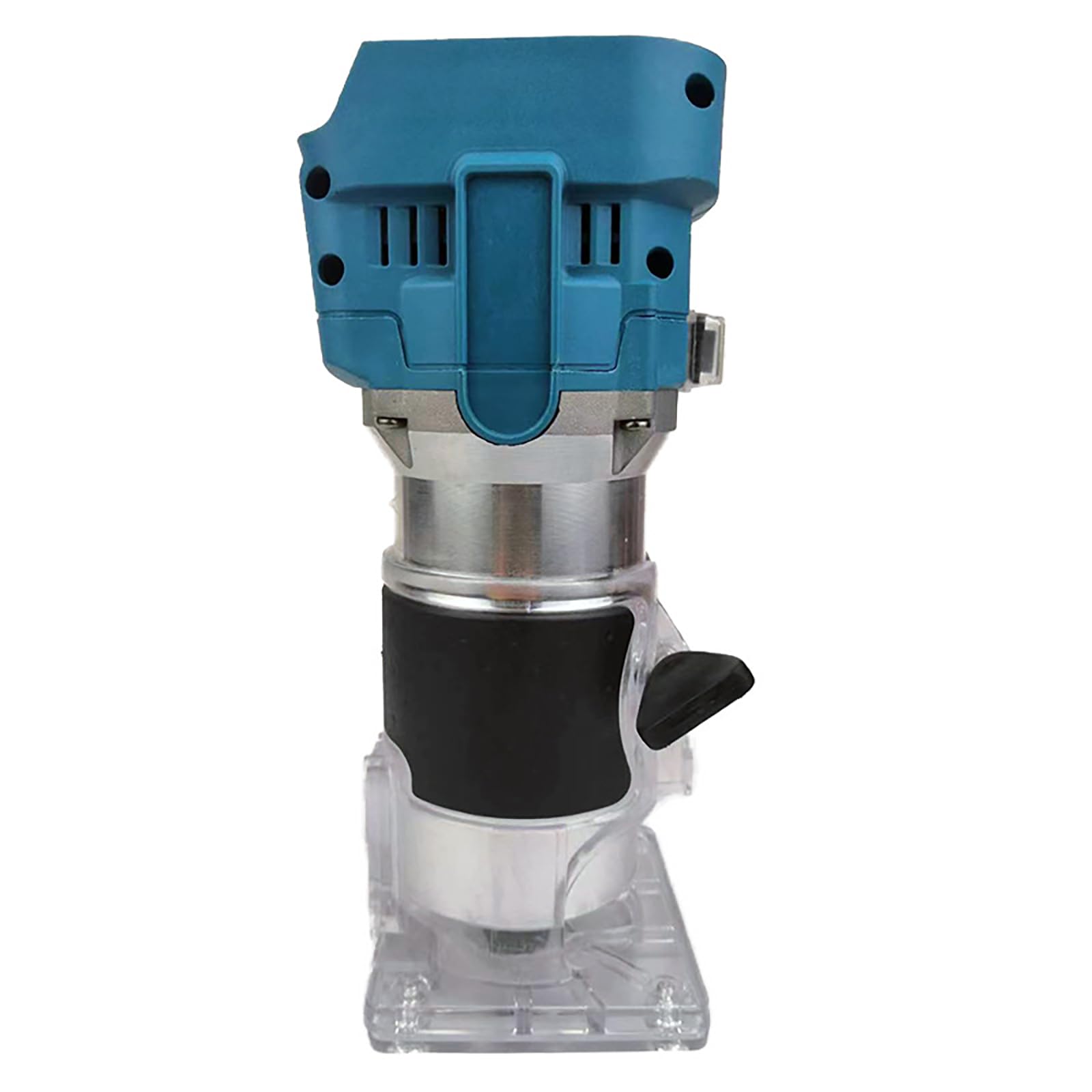 Recortadora de madera de mano para sistemas de 18 V, motor sin escobillas, 6 variaciones de velocidad, pinzas de 1/4 pulgadas, 6 mm, 8 mm, 700 W, juego de 12 brocas, batería no incluida, recortadora