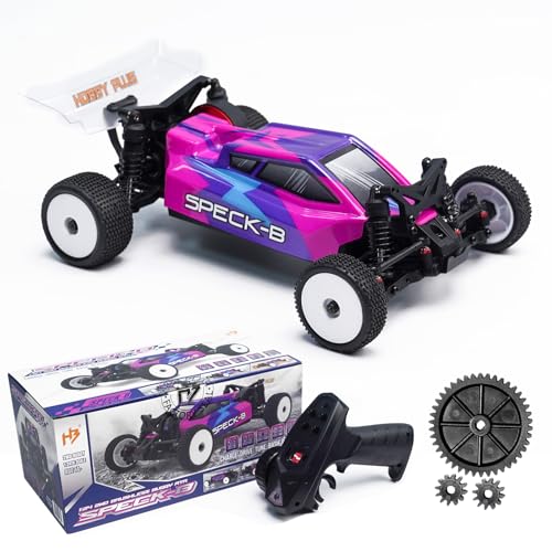 Image of HOBBYPLUS Speck B Elite Brushless 1 /24 2WD Mini RC Car - RTR RC Buggy, Fast Mini Racing Buggy - Remote Control Car Racing Vehicles (Razor Magenta)