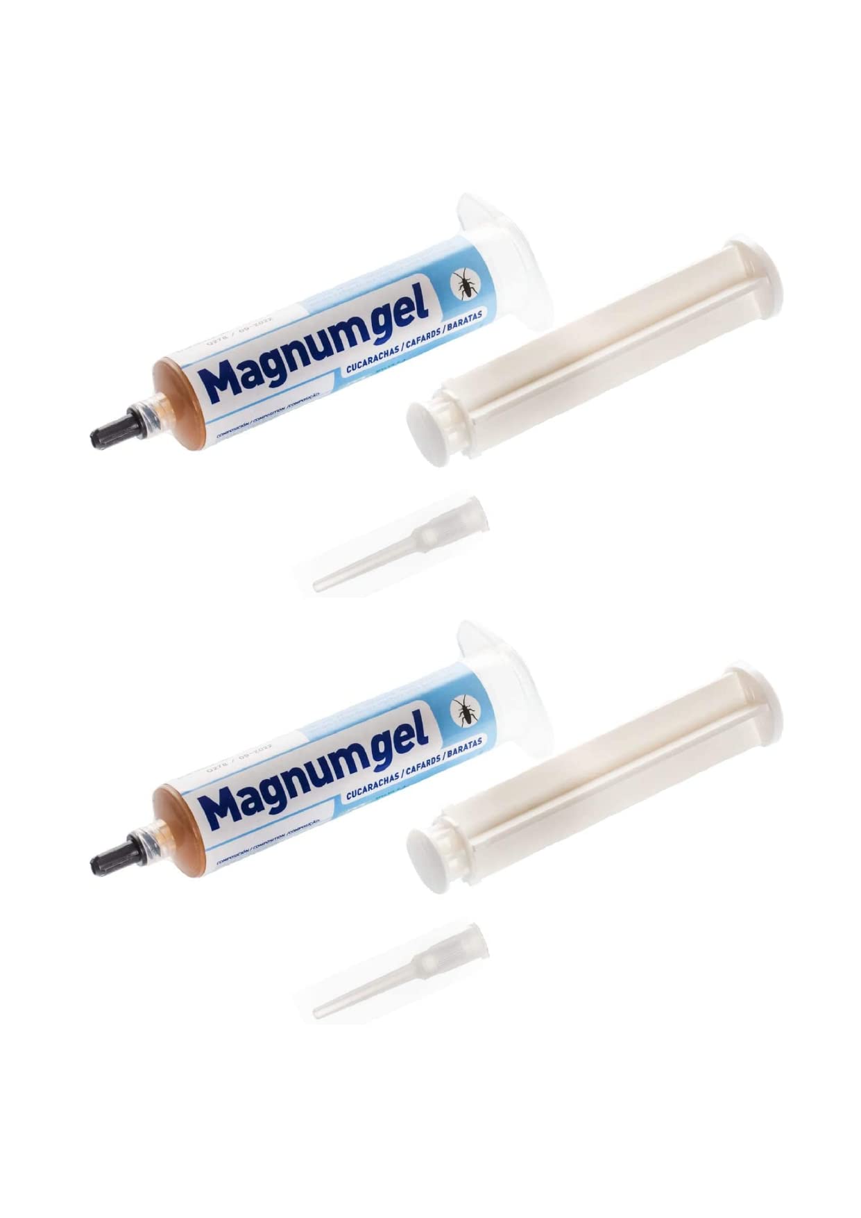 Vertige - Set di 2 x MagnumGel IGR 40g - Insetticida innovativo contro gli scarafaggi con imidacloprid e metoprene come inibitore dello sviluppo