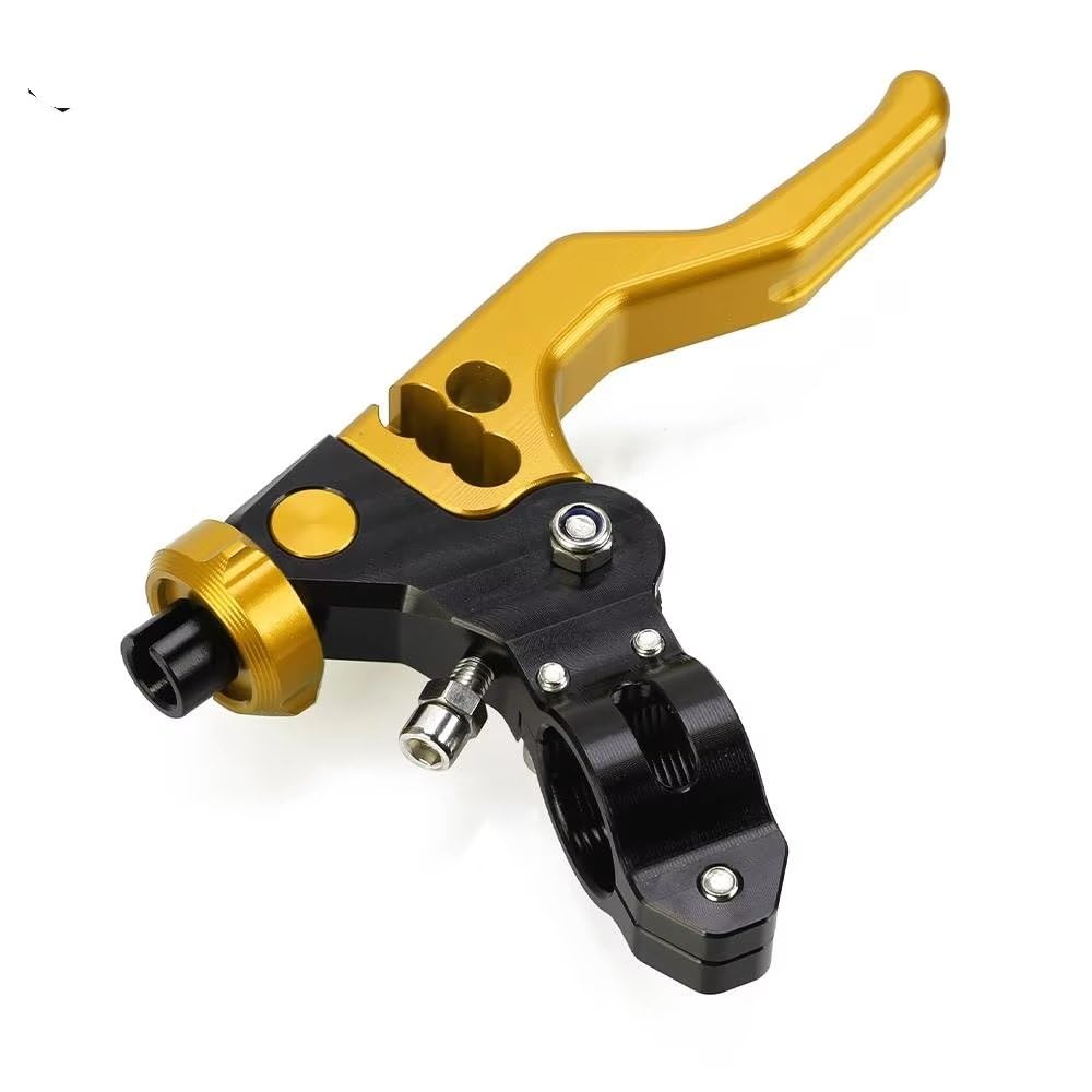 Leva Frizione Freno per Suzuki per DRZ400 per DR250R per RMZ250 per DRZ400R Motocross Breve Acrobazia Leva Frizione Facile Tirare Il Cavo Ridurre Le Leve di Resistenza(Gold)