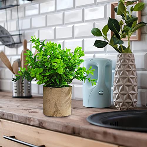 Kleine nepplanten mini kunstmatige potplanten voor boerderij kantoor badkamer home decor binnen - Afbeelding 5