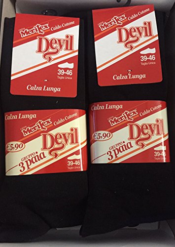 MERITEX Calzini uomo lungo (6 paia)