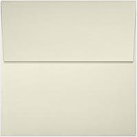 Vista 37 de LUXPaper Sobres de invitación cuadrados Despegar y prensar 8 x 8 pulgadas Natural Texto de 70 libras 50