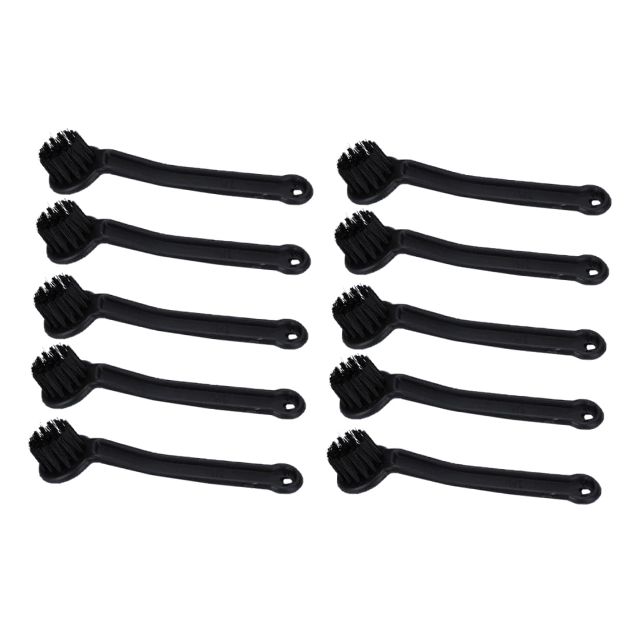 Yardenfun 10Pcs Juicer Cleaning Brush Flexible Soymilk Machine Brush with Long Handle for Easy Cleaning Plastic Material for Food Processors and Juicers Black