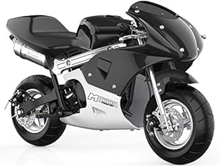 MotoTec Phantom Gas Pocket Bike 49cc 2-Stroke Black