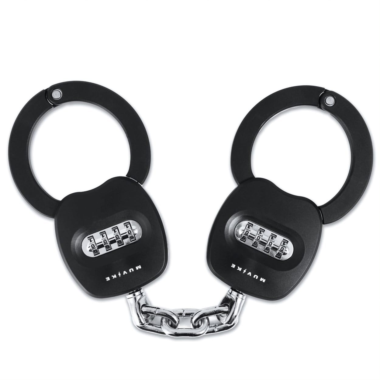 HANDCUFF 480/8CK Fahrradschloss – 49 cm Handfesselschloss aus gehärtetem Stahl – 360° drehbar – 4-stelliger Zahlencode – Sicherheitsstufe 8 – für Fahrrad, E-Bike, Roller, Kinderwagen