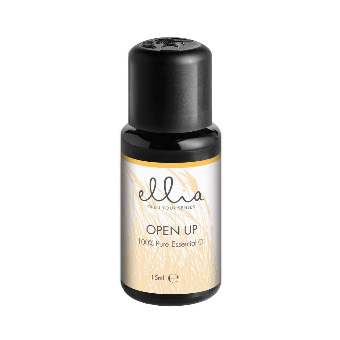 ElliaAroma Diffuser Open Up Essential Oil Mix - Blend of Lemon, Eucalyptus + Juniper, Pure Aromatherapy Diffusing, Breathe Easy w/ Soothing Citrus, Evergreen Trees + Herbal Scents - 15 ml