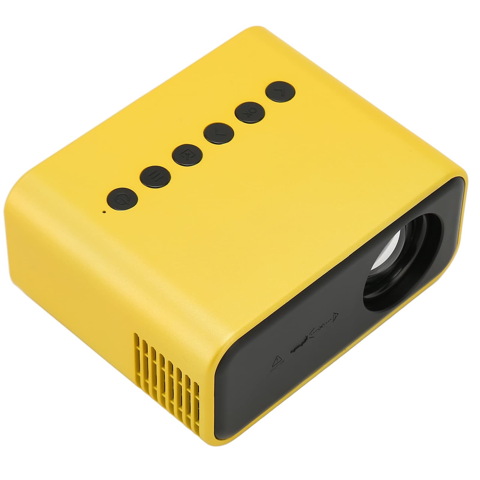 ASHATA Mini Proiettore, 2023 Nuovo Proiettore Portatile 1080P per Cartoni Animati, Regalo per Bambini, Proiettore per Film All'aperto Proiettore per Telefono Domestico Piccolo per