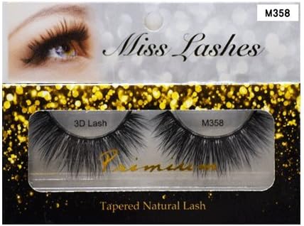"4 Pairs" Miss 3D Volume Lash Miss Lash M358