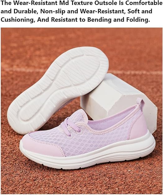 Women's Soft Sole Mesh Comfort Orthopedic Shoes 2026 New Breathable Soft Sneakers Go Walking Slip on Diabetic Foam Shoes Hands Free Slip in Sneakers Arch Support3