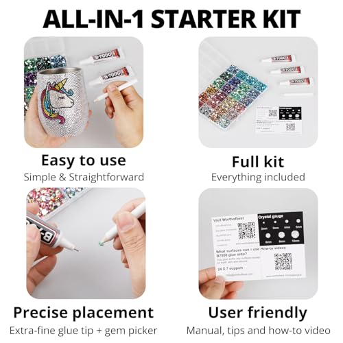 20100Pcs Metallic Gold Resin Rhinestones 2,3,4,5,6mm Flatback for Bedazzling Crafting Crafts Clothing Clothes Fabric Shoes Nail Art, Flat Back Gems Diamonds Bedazzled Bulk Jewels Crystals Gemstones