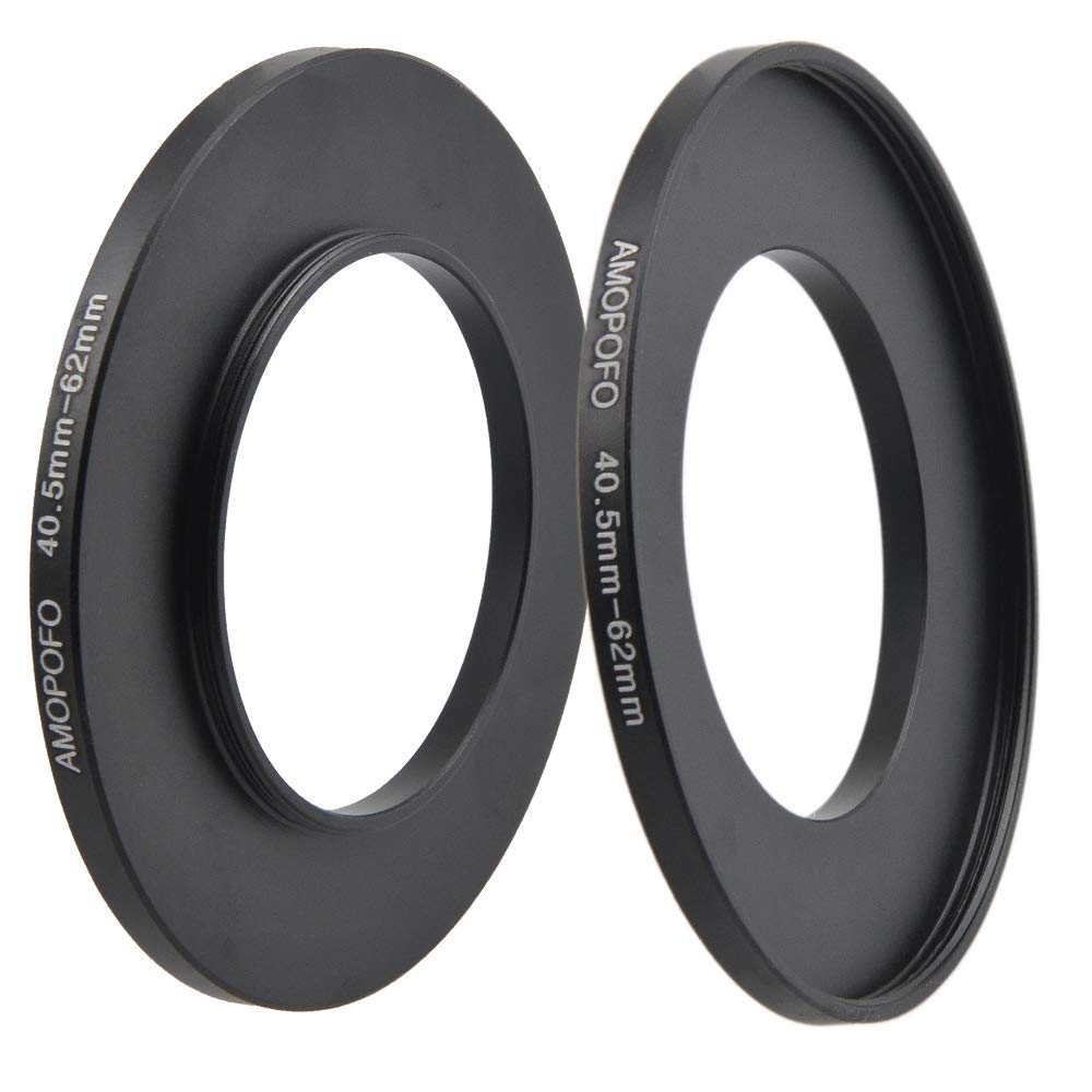 40.5mm to 62mm Camera Filter Ring/40.5mm to 62mm Step-Up Ring Filter Adapter for 62mm UV, ND, CPL Filter,Metal Step-Up Ring