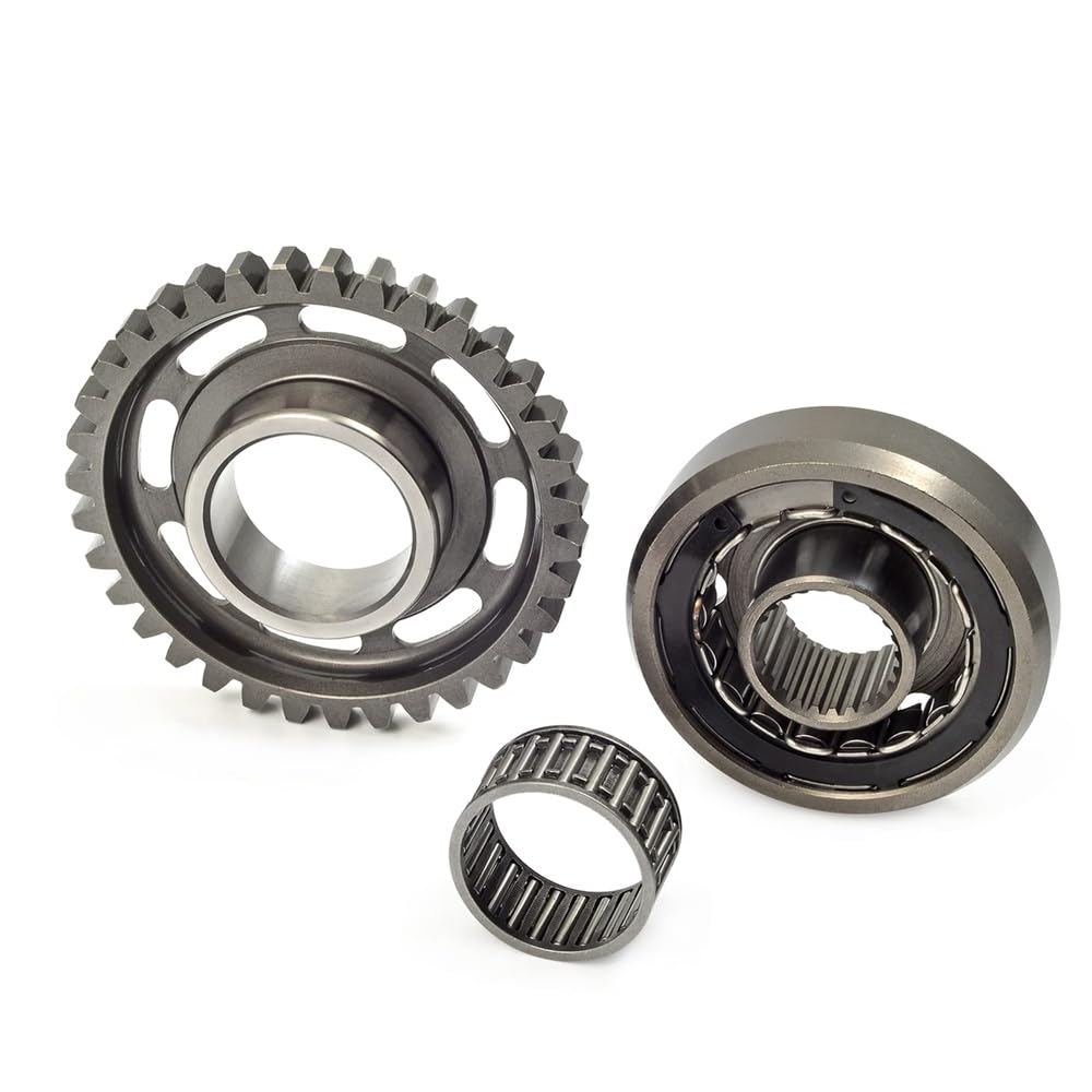 Embrague de arranque de motocicleta Embrague de arranque unidireccional y engranaje accionado compatibles con Honda TRX450, TRX450R, TRX450ER, CRF450X, CRF 450X (2004-2020). Conjunto de embrague