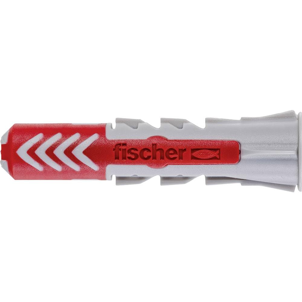 Fischer Red/Gray Duopower 5 X 25 Mm Wallplug, 555005