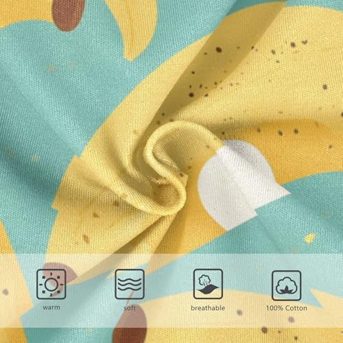 KLL Smiling Bananas with Glasses Little Boys Cotton Briefs Underwear Cute Children Panties3