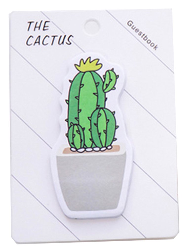 Amazon.co.jp: DCMA 文房具 付箋 メモ ノート サボテン 多肉植物 