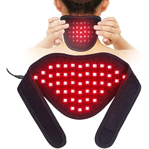 Infrared &Red Light Therapy Devices: Pain Relief 850NM LED Neck Pain Fatigue Light Therapy Warp Pad Home Use FDA Cleared Device Cover