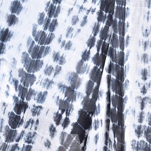 Image of Women's Pure Cotton Traditional Authentic Shibori Tie Dye Dupatta Chunni