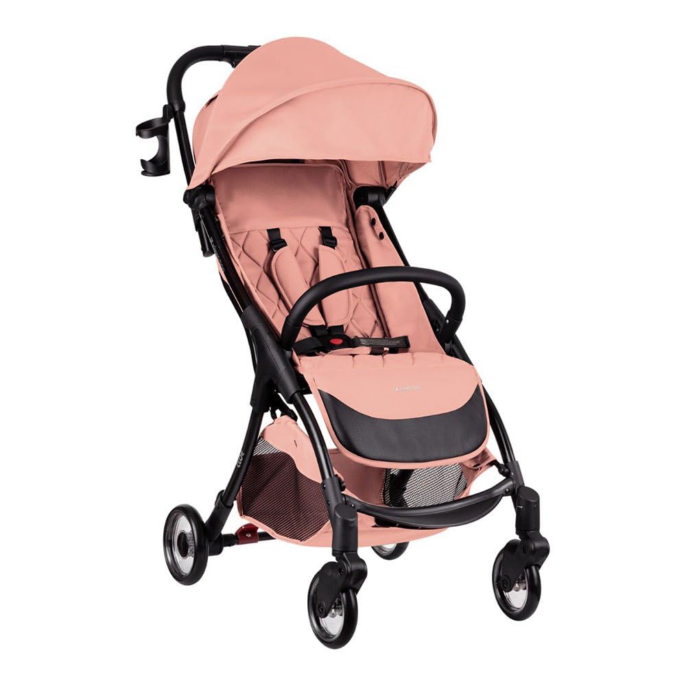 Kikka Boo Passeggino Cloe Telaio alluminio Pieghevole Portabicchieri fino a 22 kg, Rosa
