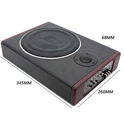 HPDTZ Altavoz de subwoofer para coche, altavoz de coche de 8 pulgadas, sistema de sonido de 600 W, amplificador de graves con amplia respuesta de frecuencia y baja distorsión