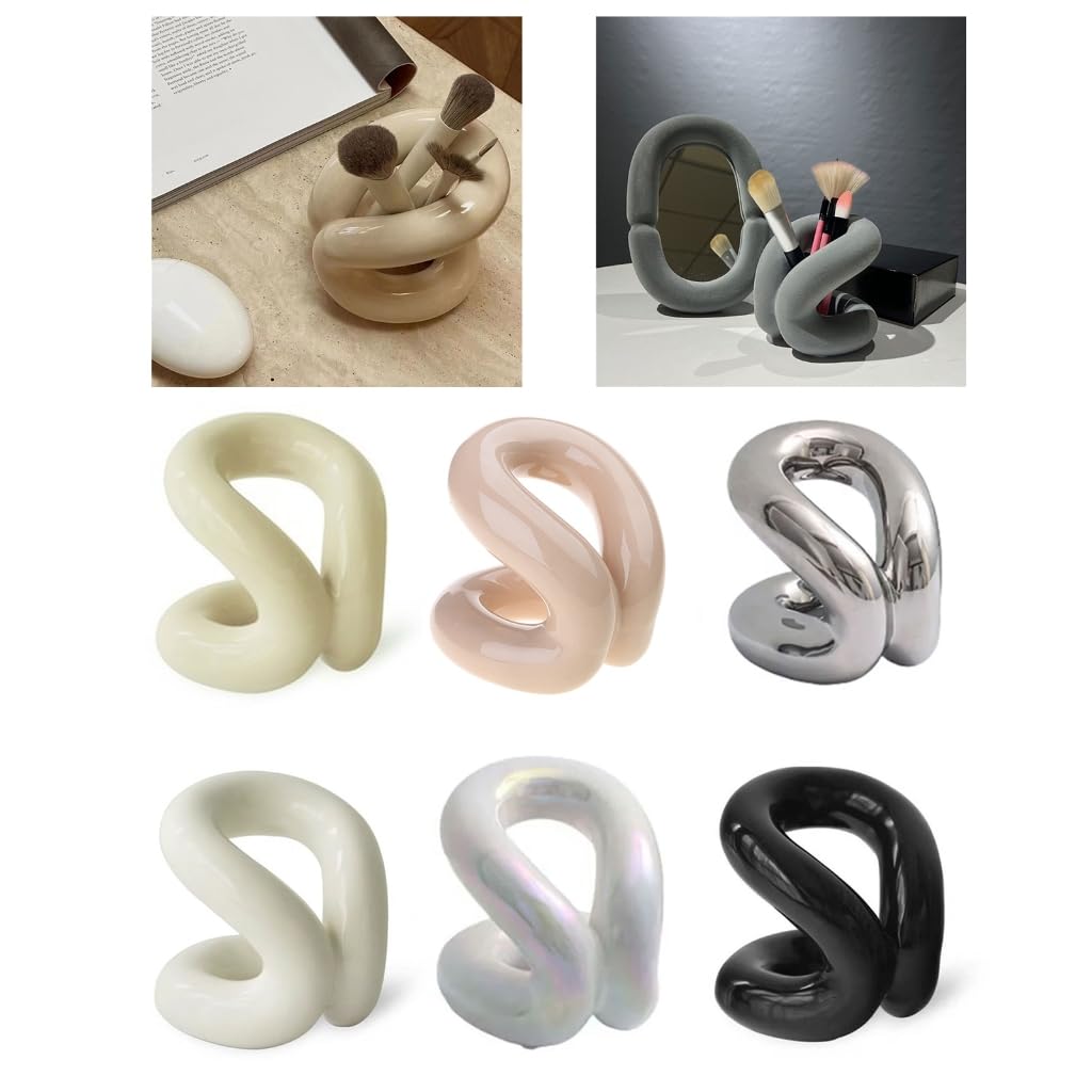 Soporte de cerámica para cepillos de dientes de cuerda, para decoración de dormitorio, hogar, baño