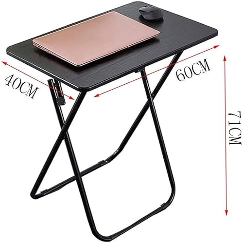Miniatura 2 de FKSDHDG - Mesa plegable simple mesa de comedor portátil pequeña para el hogar escritorio plegable para computadora de escritorio
