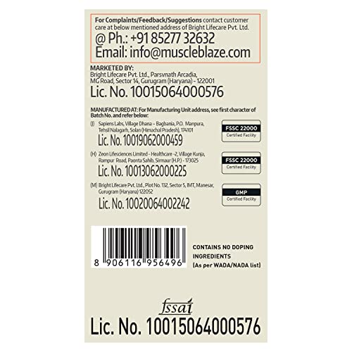 Image of MuscleBlaze Fuel One Whey Protein, 24 g Protein, 5.29 g BCAA & 4.2 g Glutamic Acid (Mango, 4 kg / 8.8 lb)