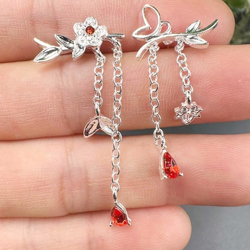 Image of Zaky Heaven Official's Blessing Acrylic Stand Figure - Tian Guan Ci Fu Cosplay Earrings Hua Cheng Keychain Xie Lian Brooch Character Sticker Set 16 PCS