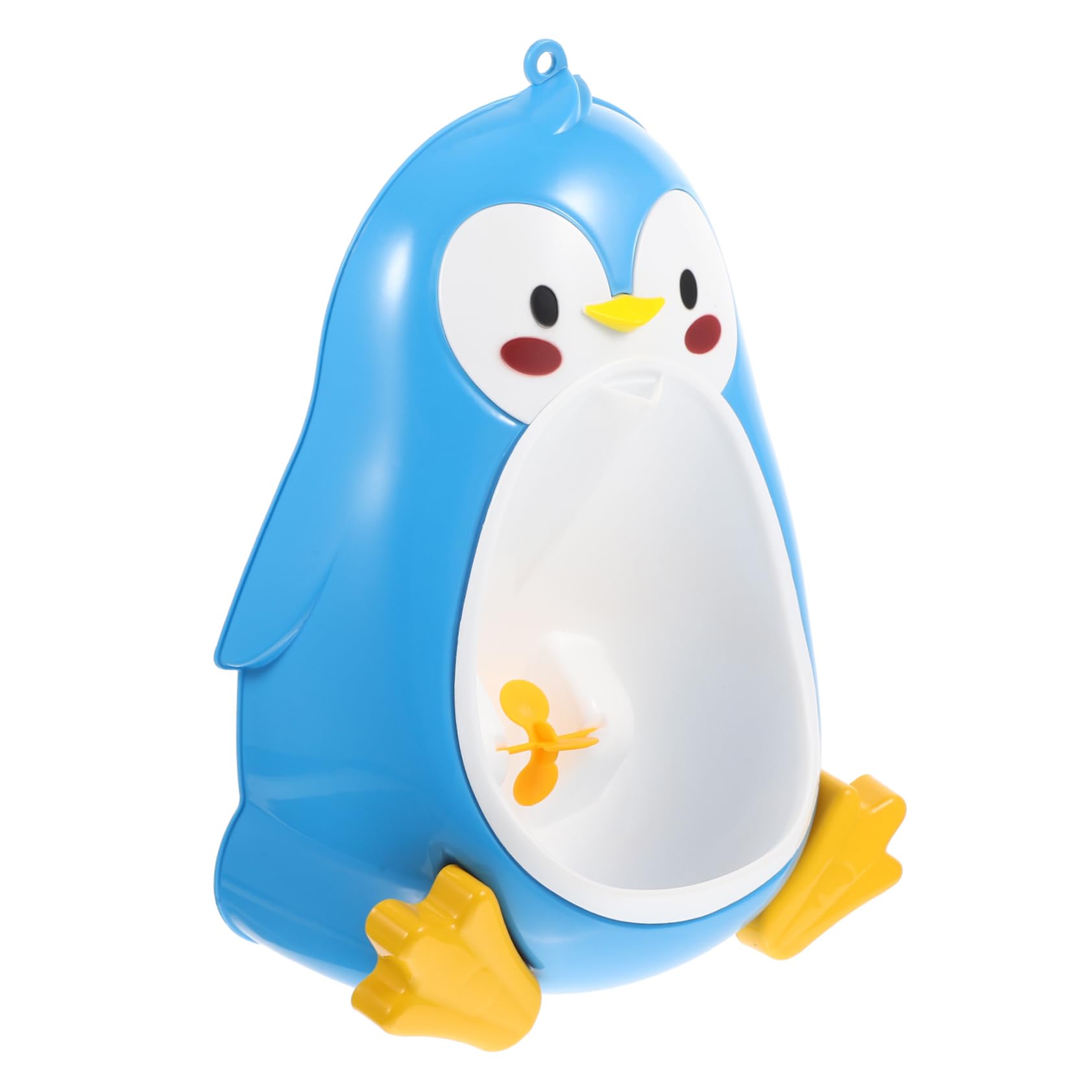 Orinal Infantil de Pingüino Azul Abs para Niños Pequeños | Capacidad Grande, Ventosas Potentes, Extraíble para Limpieza Fácil y Montaje en Pared