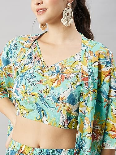 Image of WineRed Woman 3pcs Kimono Shorts Set