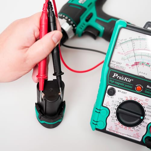 Multimètre analogique Pro'sKit MT-2207 évitez les erreurs de mesure avec sa réponse rapide