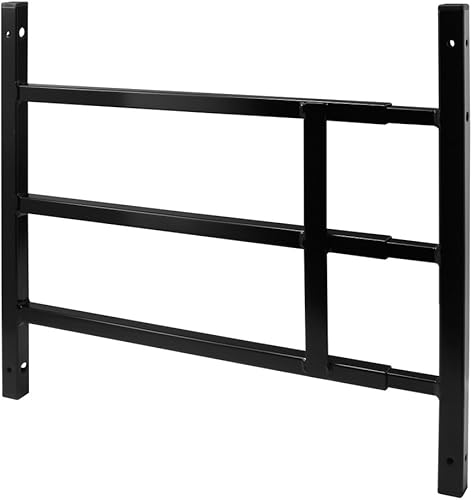 Prime-Line S 4747 Protector de ventana fijo de 3 barras de acero al carbono para seguridad del hogar y seguridad infantil, 15-34 pulgadas a 23-12