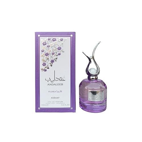 Lattafa Asdaaf Andaleeb Flora Eau De Parfum Spray para mujer, 3.4 onzas