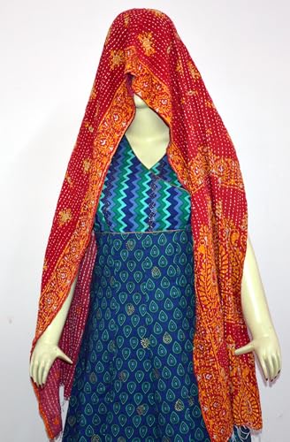 Marusthali Indian Cotton Sari Scarf Patchwork Reversible Kantha Stole Printed Vintage Shawl Scarf2
