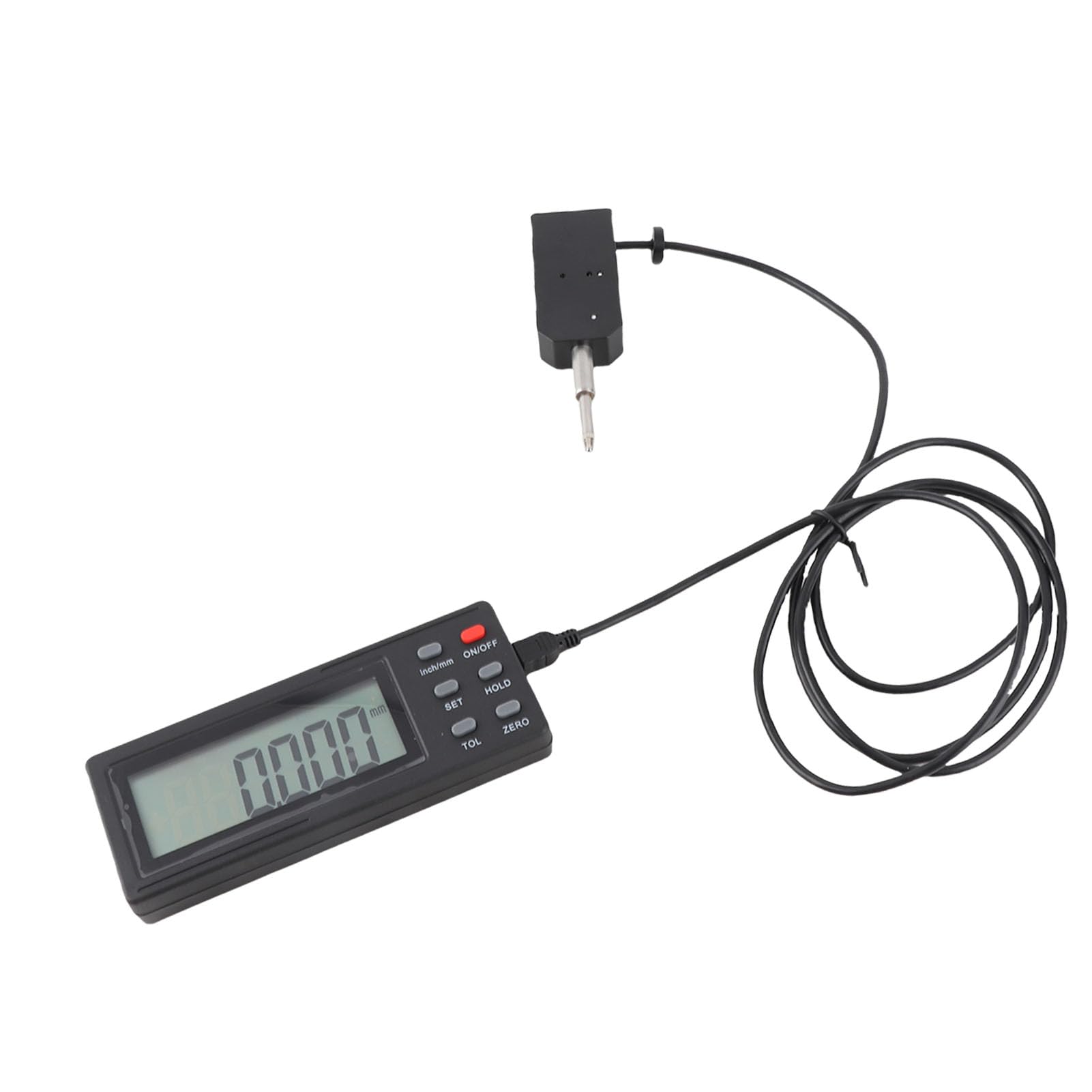 ViaGasaFamido Digitales Mikrometer, Aluminiumlegierung, LCD-Mikrometer, 0 Bis 12,7 Mm, 0,001 Mm Auflösung, Multifunktionales Messwerkzeug für Maschinisten, Ingenieure, Werkstattgebrauch