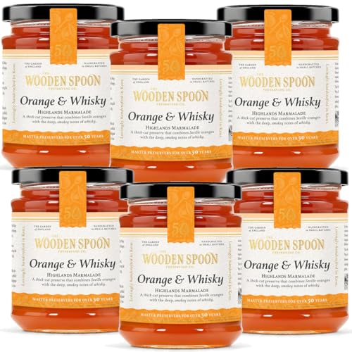 The Wooden Spoon Preserving Company - 'Highlands' Orange & Whisky Marmalade - 227g - Pack of 6